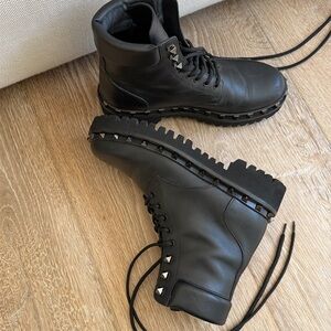 Valentino rock stud  Studded women’s combat Boots